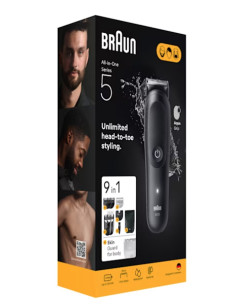 Braun AIO5540 tagliacapelli Nero 14 Ioni di Litio 2