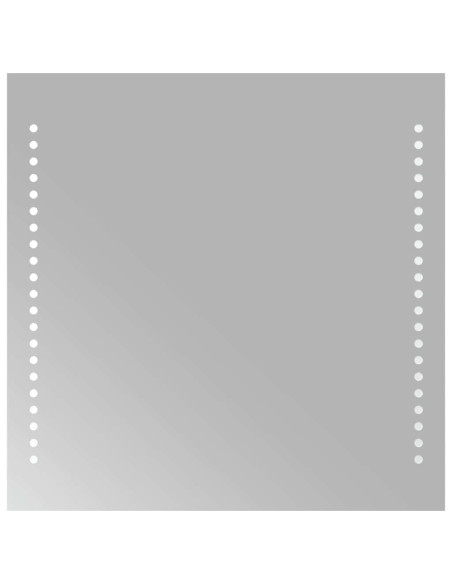 Specchio da Bagno con Luci LED 40x40 cm