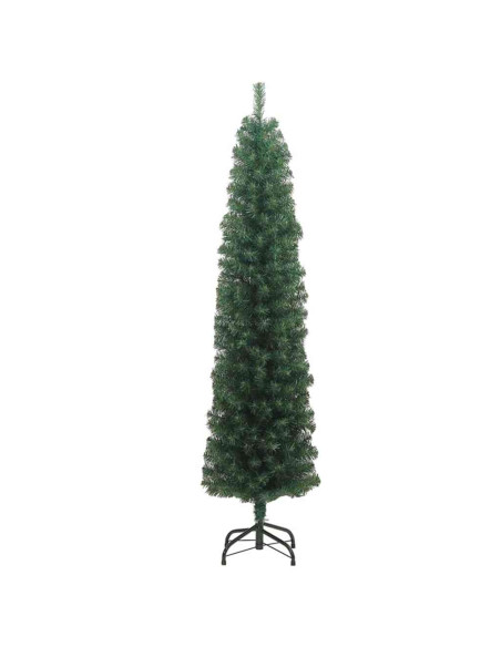 Albero di Natale snodato Verde 210 cm Plastica e metallo