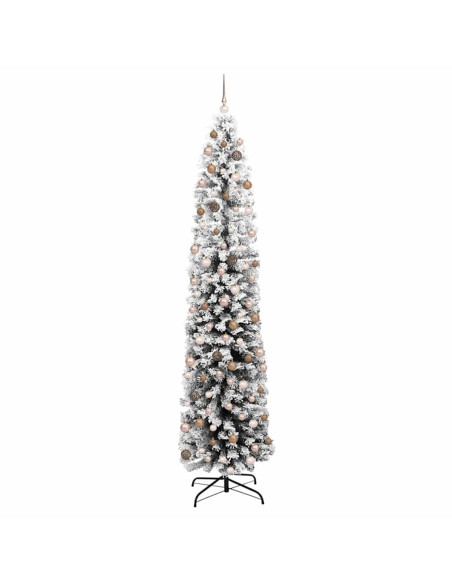 Albero di Natale artificiale con 300 LED Verde 240 cm