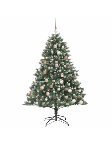 Albero di Natale artificiale con 300 LED Verde 180 cm