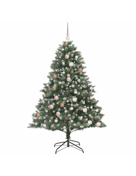 Albero di Natale artificiale con 300 LED Verde 180 cm