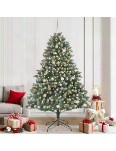 AlberodiNataleartificiale Verde 140 x 140 x 210 cm PVC 2