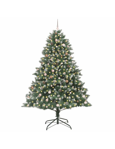 Albero di Natale artificiale con 300 LED Verde 240 cm