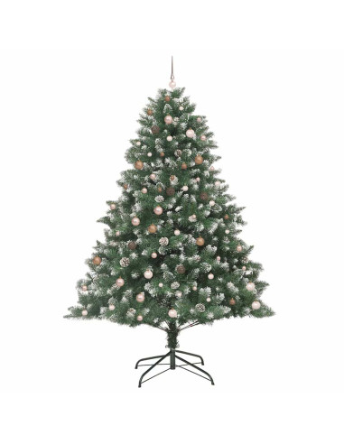 Albero di Natale artificiale con 300 LED Verde 240 cm