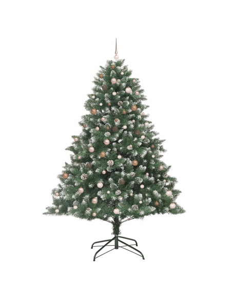 Albero di Natale artificiale con 300 LED Verde 240 cm