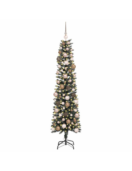 Albero di Natale artificiale con 300 LED Verde 180 cm
