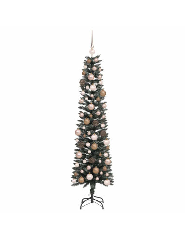 Albero di Natale artificiale con 300 LED Verde 180 cm