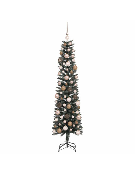 Albero di Natale artificiale con 300 LED Verde 180 cm