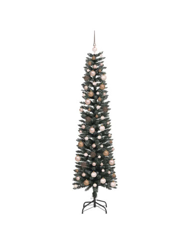 Albero di Natale artificiale con 300 LED Verde 210 cm