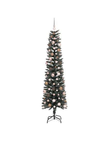 Albero di Natale artificiale con 300 LED Verde 210 cm