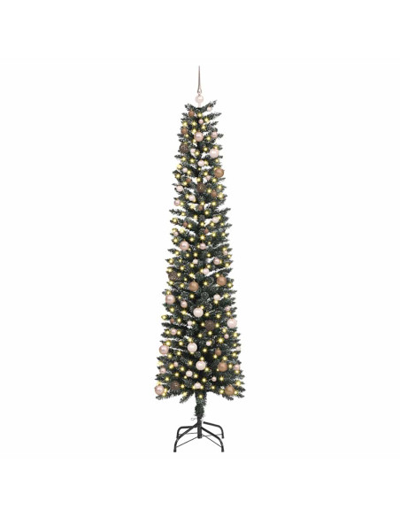 Albero di Natale artificiale con 300 LED Verde 240 cm