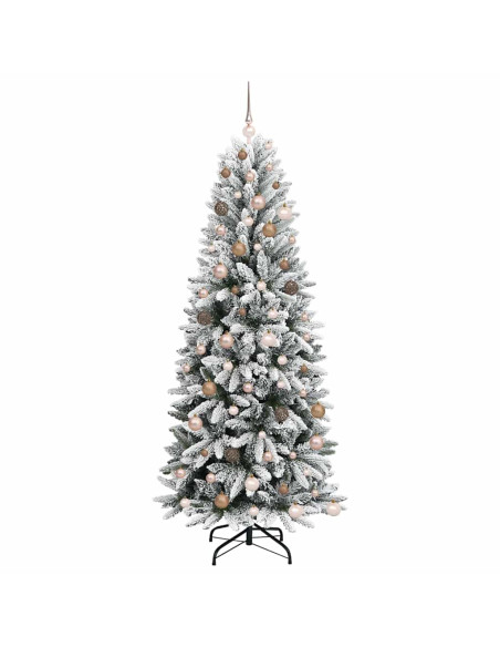Albero di Natale artificiale Bianco 210 cm
