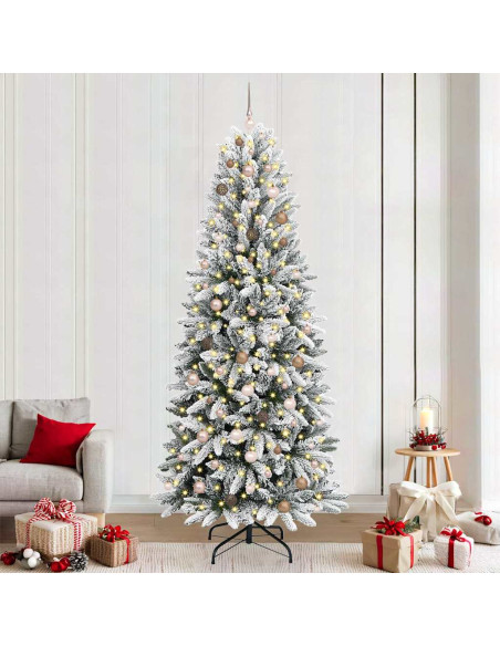 AlberodiNataleartificiale Bianco 93 x 93 x 240 cm PVC