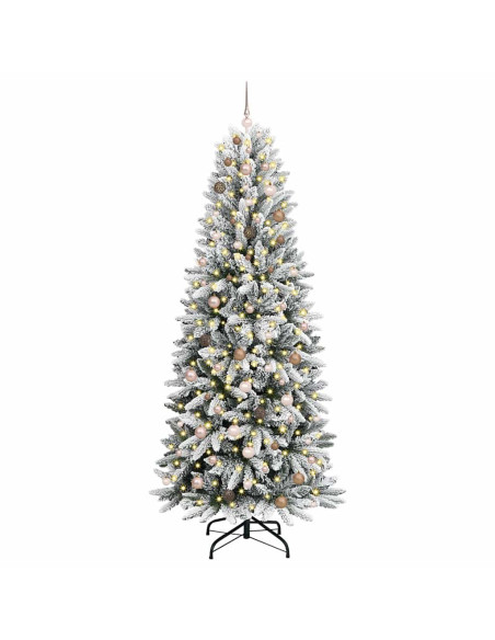 AlberodiNataleartificiale Bianco 93 x 93 x 240 cm PVC