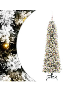 Albero di Natale artificiale Bianco 180 cm 2