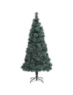 Albero di Natale artificiale preilluminato con set di palline 2