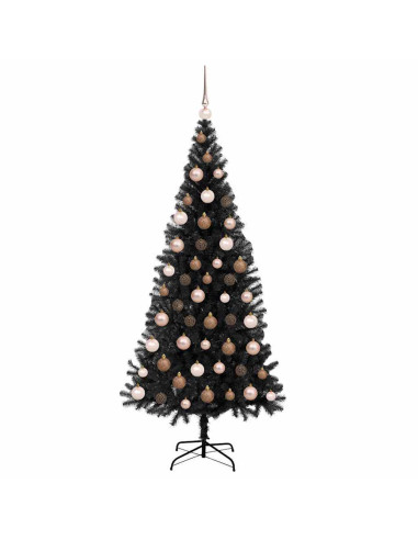 Albero di Natale Nero 180 cm PVC