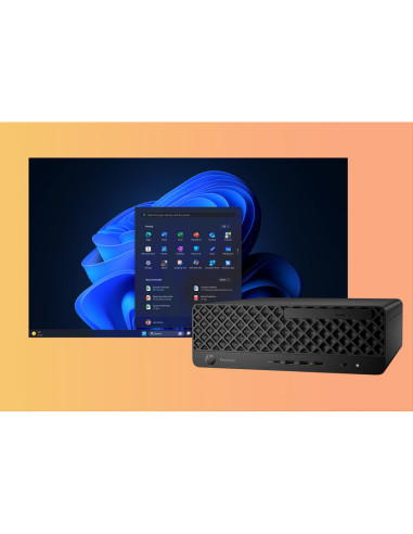 HP ProDesk 4 SFF G1i Desktop AI PC Intel Core Ultra 5 235 8 GB DDR5-SDRAM Windows 11 Pro Nero