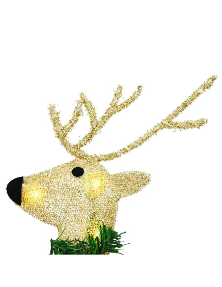 Renne LED 4 pcs Oro 45 x 19 x 65 cm Tessuto