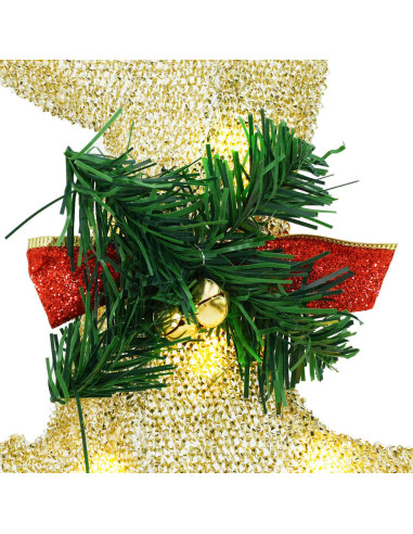 Renne LED 3 pcs Bianco caldo Tessuto