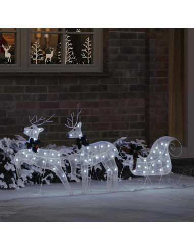 Renne LED 3 pcs Bianco Freddo Tessuto