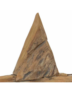 Stella di Natale Marrone 45 x 5 x 60 cm Legno di teak solido 2