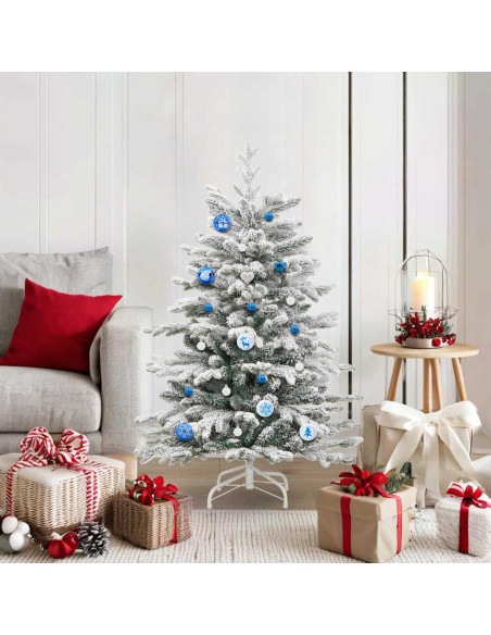 Set di Palle di Natale 40 pcs Blu e Bianco