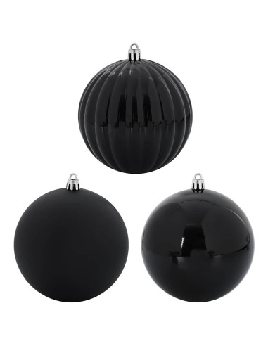 Set di Palle di Natale 15 pcs Nero