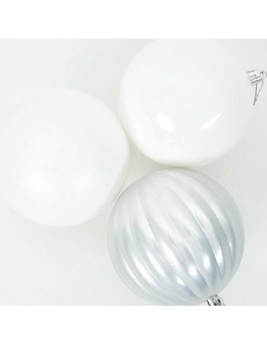 Set di Palle di Natale 15 pcs Bianco