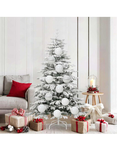 Set di Palle di Natale 9 pcs Bianco