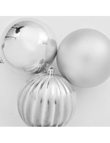 Set di Palle di Natale 15 pcs Argento