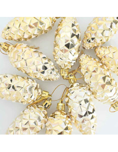 Decorazioni per Albero di Natale 40 pcs Oro 2