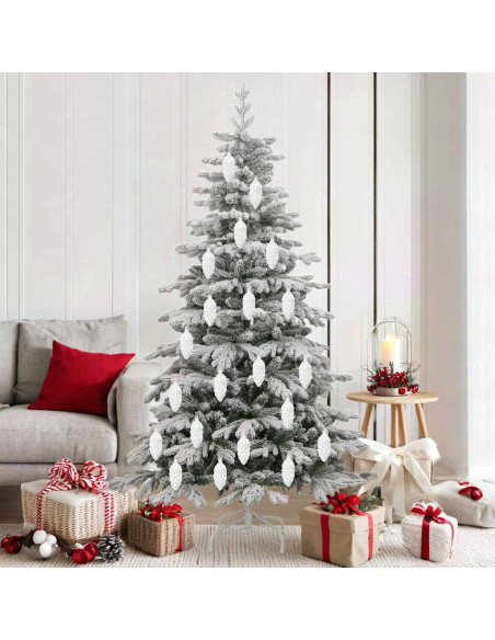 Decorazioni per Albero di Natale 40 pcs Bianco
