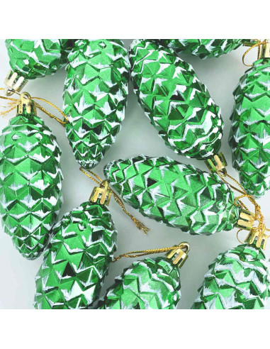 Decorazioni per Albero di Natale 40 pcs Verde