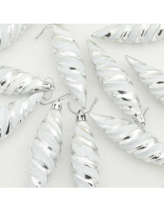 Decorazioni per Albero di Natale 40 pcs Argento 2