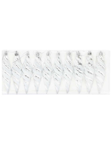 Decorazioni per Albero di Natale 40 pcs Argento