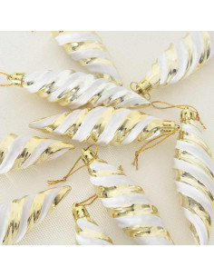 Decorazioni per Albero di Natale 40 pcs Oro 2