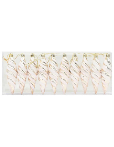 Decorazioni per Albero di Natale 40 pcs Champagne