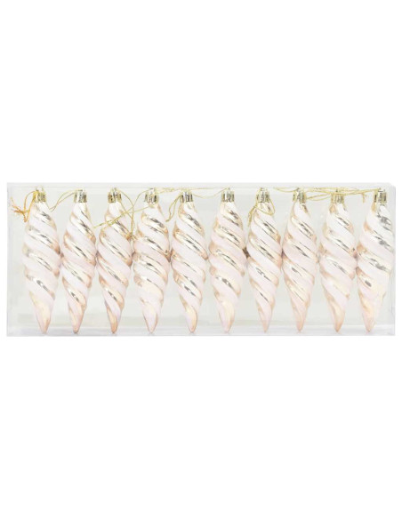 Decorazioni per Albero di Natale 40 pcs Champagne