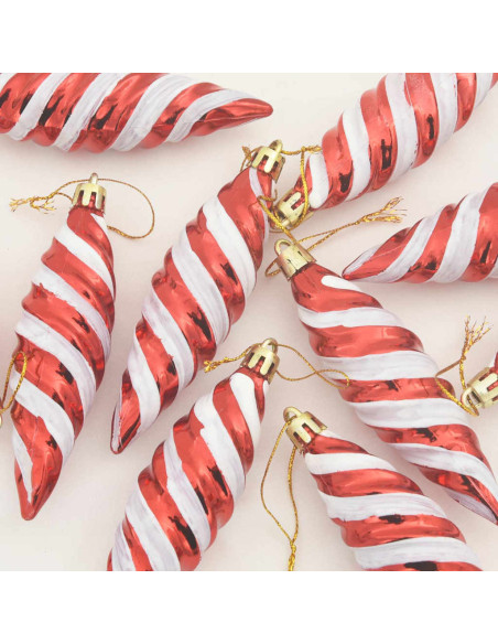 Decorazioni per Albero di Natale 40 pcs Rosso