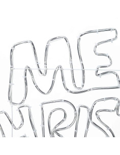 Insegna di Natale con 240 LED Multicolore 100 x 50 cm PVC 2