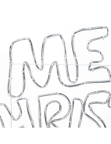 Insegna di Natale con 240 LED Multicolore 100 x 50 cm PVC