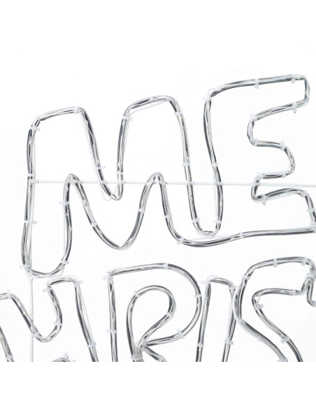 Insegna di Natale con 240 LED Multicolore 100 x 50 cm PVC