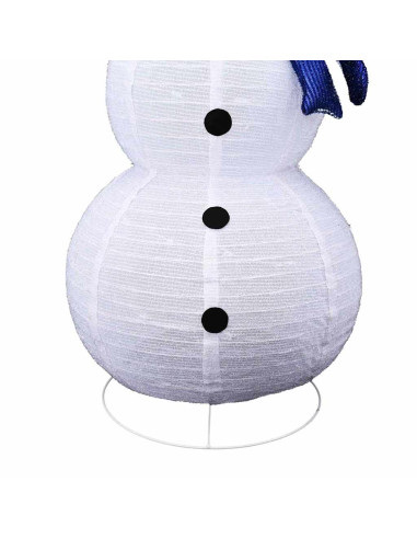 Familia di Pupazzi di Neve Natalizi 3 pcs Bianco caldo