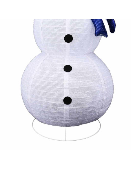Familia di Pupazzi di Neve Natalizi 3 pcs Bianco caldo