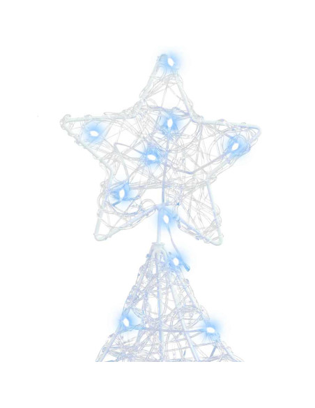Albero di Natale con 160 LED Bianco freddo 150 cm Acrilico