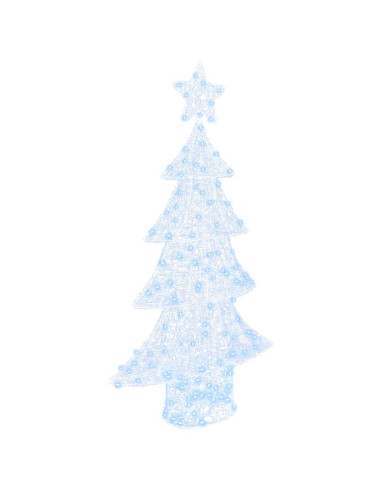 Albero di Natale con 160 LED Bianco freddo 150 cm Acrilico