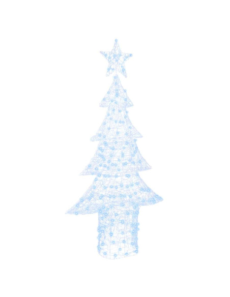 Albero di Natale con 240 LED Bianco freddo 180 cm Acrilico