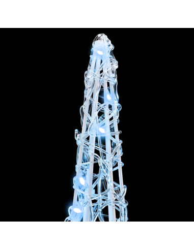 Albero di Natale 3 pcs Bianco freddo 40 cm 60 cm 80 cm Acrilico